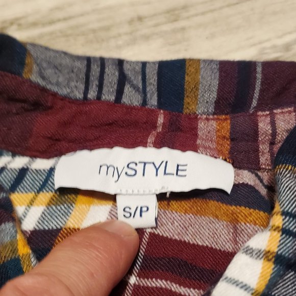 Plaid Button Up - Picture 2 of 6